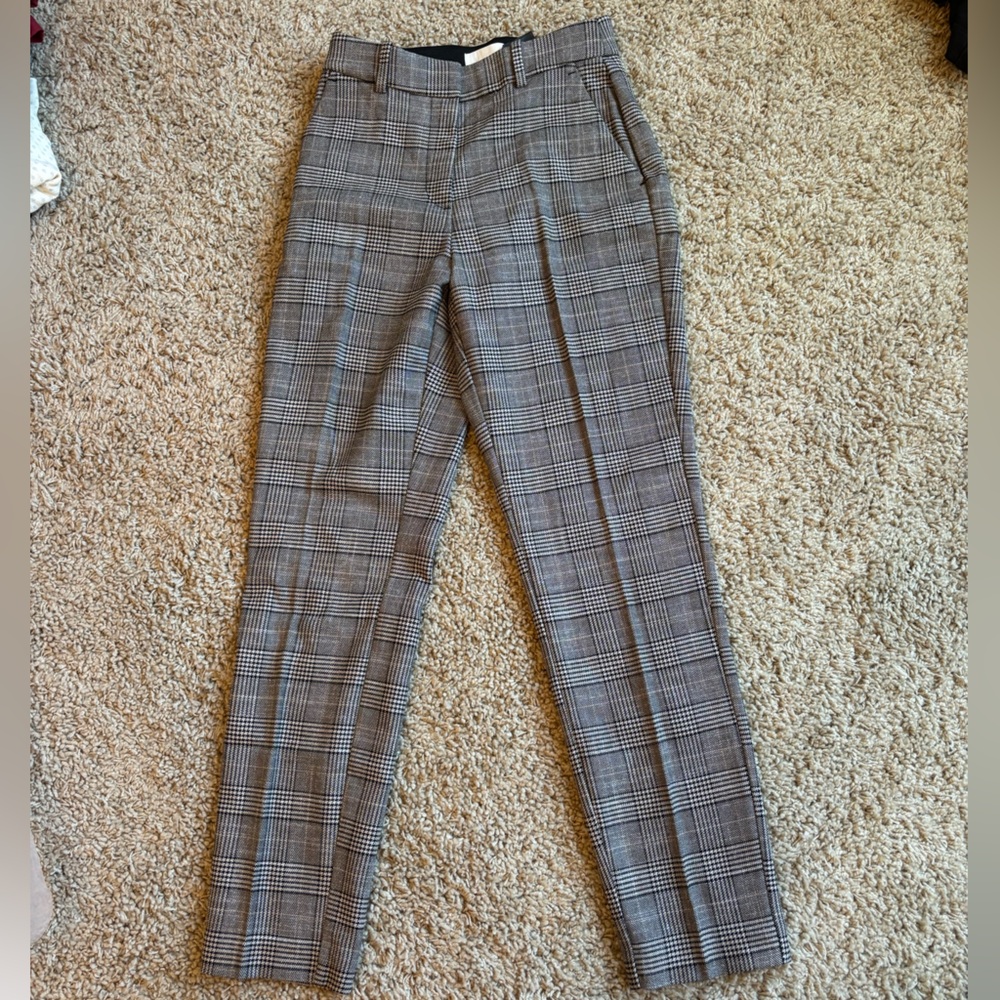 H&M Black and White Checkered Pants